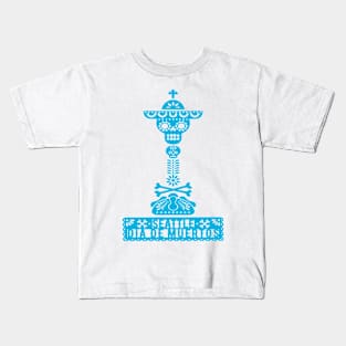 Calavera Space Needle T-Shirt Kids T-Shirt